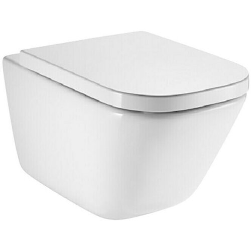 Roca The Gap Zidna WC &amp;scaron;koljka bez ruba (Bijele boje, Bez daske za WC) Slike