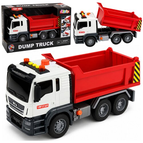  Tipper Truck Lifting Box Opening Lights Sounds Red Cijene