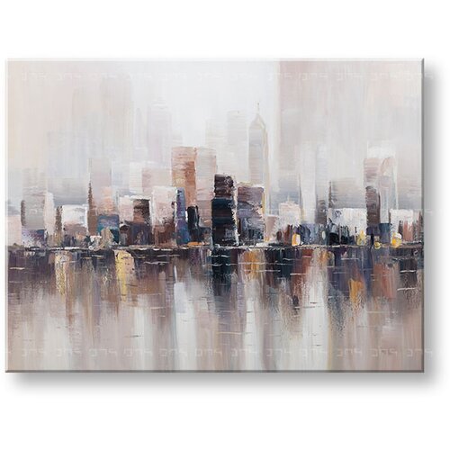 Slikana slika na platnu velegrad 120x90 cm (umetničke slike) Slike