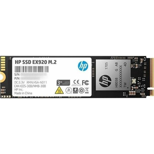 Hp SSD M.2 PCIe 3.0 x4 512GB EX920 NVMe 3200/1600MB/s, 2YY46AA ssd hard disk Slike