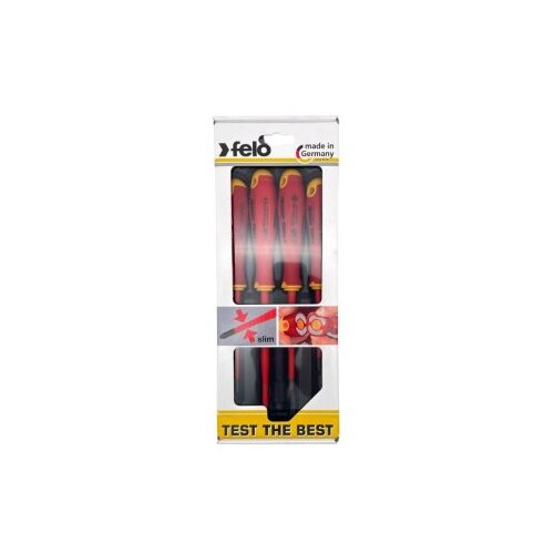 Felo Set dielektrični &amp;scaron;rafcigeri Ergonic VDE E-slim SL/Z 41784198 4 kom Slike