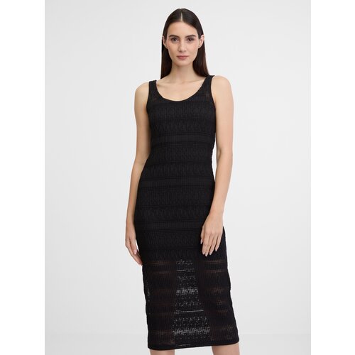 Orsay Black Women&amp;#039;s Midi Dress - Women&amp;#039;s Slike