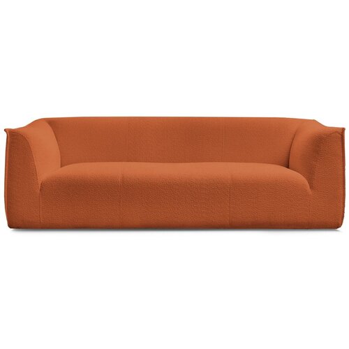 Bobochic Paris Oranžna sedežna garnitura iz tkanine bouclé 242 cm Giorgia – Cene