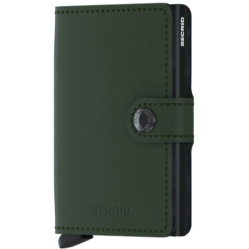 Secrid Mini Matte Denarnica green / black Slike