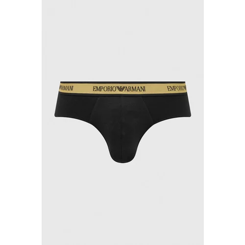 Emporio Armani Underwear Slip gaćice za muškarce, boja: crna