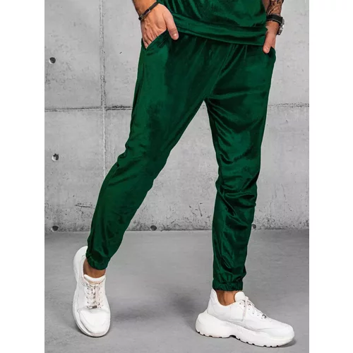DStreet Men's green trousers UX3905
