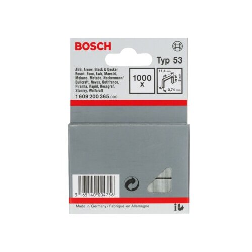  SPOJNICA KLAMARICE 11,4x12x0,74mm TIP 53 1000/1 BOSCH Slike