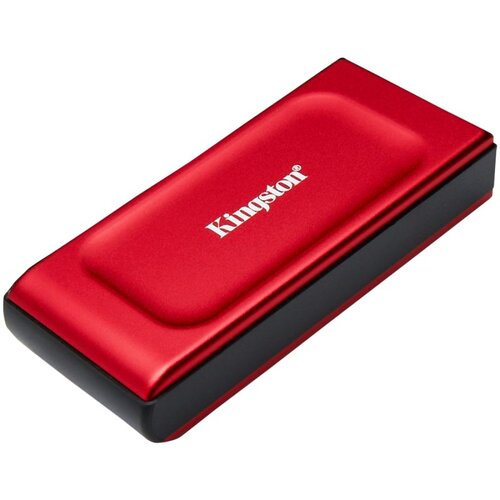 Kingston SSD 1TB XS1000 Red External USB 3.2 Gen 2 Portable Solid State Drive, EAN: 740617343748 Slike