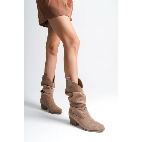 Capone Outfitters Suede Pull-On Women's Cowboy Boots