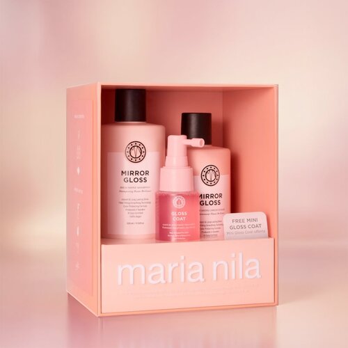 Maria Nila Mirror Gloss Holiday Box poklon set za sjajnu i mekanu kosu Slike