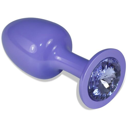 Lovetoy Rosebud vijolična kovinska anal z modrim draguljem, (21077679) Cene