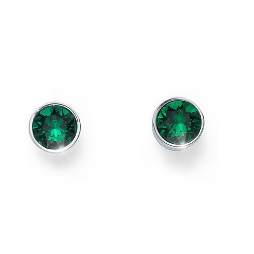  Ženske oliver weber uno emerald mindjuše sa swarovski zelenim kristalom ( 22623.205 ) Cene