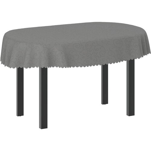  Tkanina za stol Ovalni Svjetlosiva 160 x 220 cm Cene