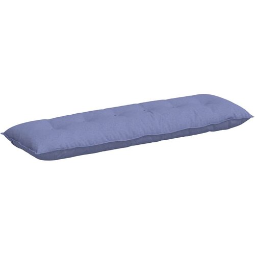 vidaXL Poglavni vzglavnik Jeans modra 160 x 19 x 50 cm blago, (5000278284) Cene