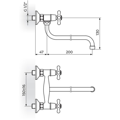 Rosan baterija za lavabo/sudoperu Brontee NB01101 Cene