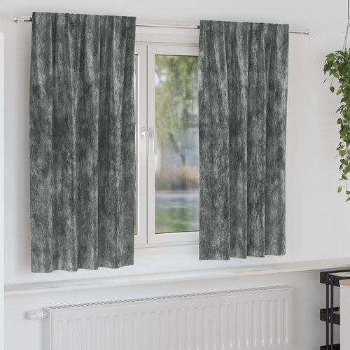 VidaXL bar&amp;scaron;unaste zavjese 2 kom s okoletima siva 175x140 cm Slike