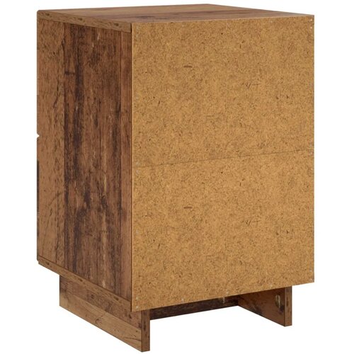  Noćni ormar Staro drvo 33 5 x 34 5 x 50 cm Konstruirano drvo - Staro drvo 1 Slike