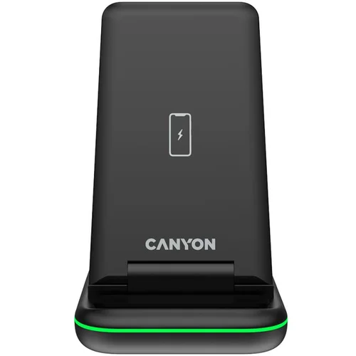 Canyon wireless charger WS-304 15W 2in1 Black