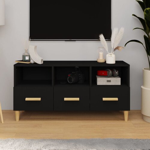 vidaXL TV ormarić crni 102 x 36 x 50 cm od konstruiranog drva Cijene