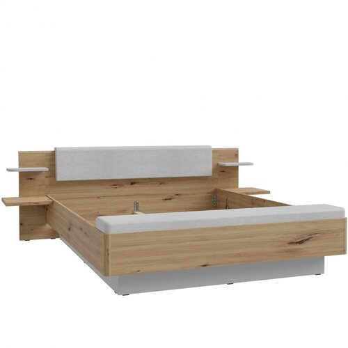  Bed KASURA 180x200 oak+grey KSRL3181-M815 (hrast + siva) Cene