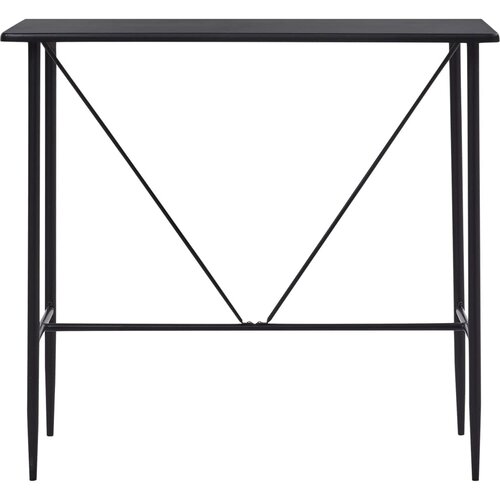  Barski stol crni 120 x 60 x 110 cm MDF Slike