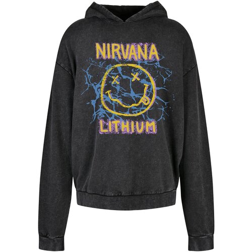 Mister Tee Lithium Oversize Acid Black Hooded Cene