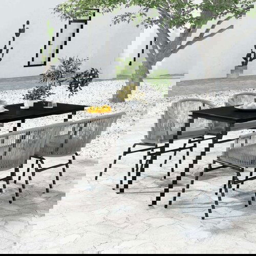  Vrtna jedilna garnitura 5-delna siva, (20674076) Cene