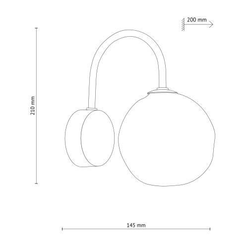 Brilagi Zidna lampa VULCANO 1xG9/8W/230V crna/zadimljena crna Slike