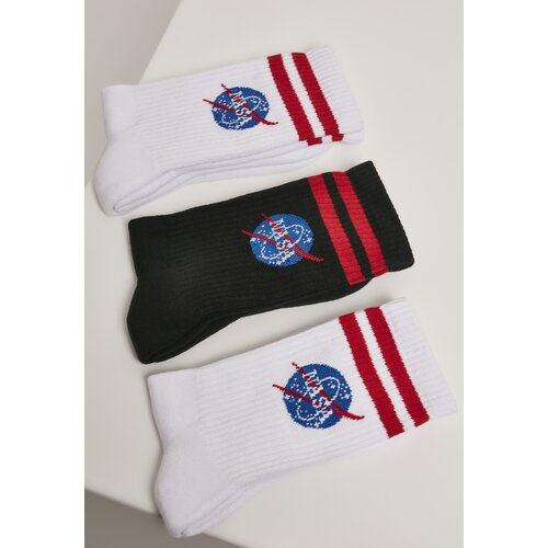 MT Accessoires NASA Insignia 3-Pack Socks White/Black/White Slike