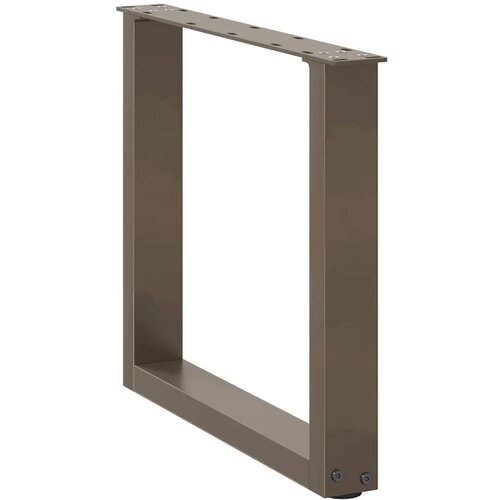  Noge za klub stolić U-oblik 2 kom Prirodni čelik 50 x (42-43) cm Čelik Slike