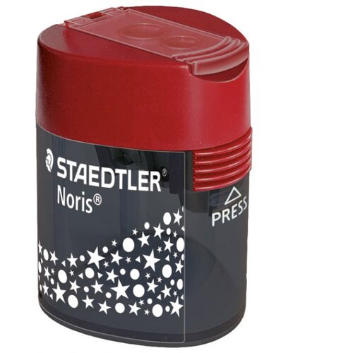  ŠILJILO METALNO S PVC KUTIJOM 2RUPE "NORIS" STAEDTLER 512 188 CRVENO/SIVO Cene
