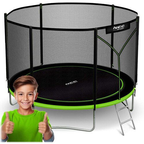 Neo-Sport vrtni trampolin 183 cm (6 ft) s vanjskom mrežom i ljestvama, zeleni Cijene