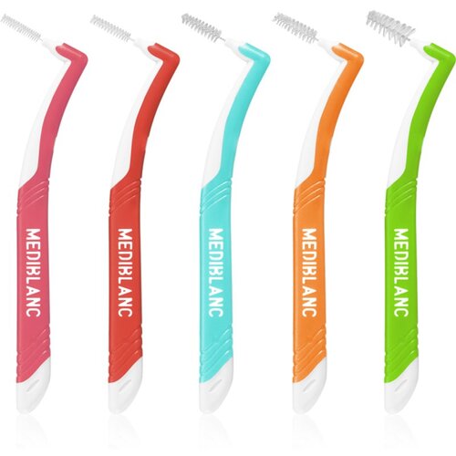 MEDIBLANC Interdental Pick-brush Angle međuzubna četkica 5 kom Mix kit 5 kom Slike