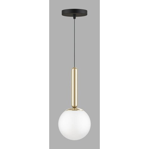 Squid Lighting Viseča svetilka v zlati barvi s steklenim senčilom ø 15 cm One – Cene