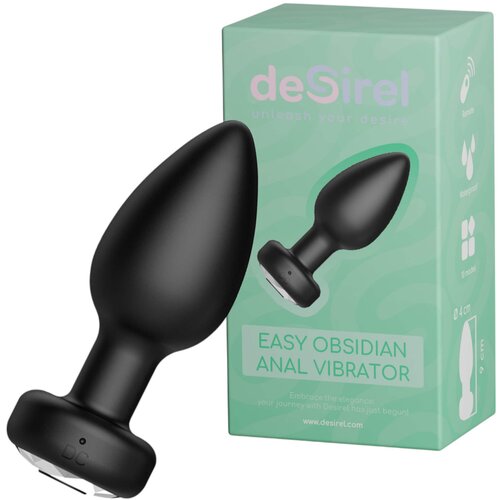 Desirel Easy Obsidian - crni bežični analni vibrator s akumulatorom Cijene