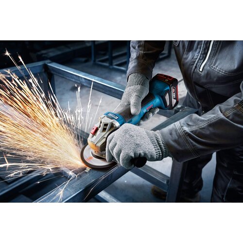 Bosch Akumulatorska ugaona brusilica GWS 18V-8, 125mm, 2x4,0Ah + punjač + kofer 06019N9020 Slike