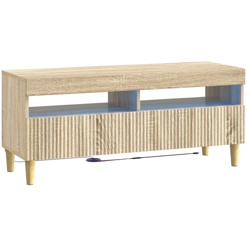  LED TV kabinet Hrast sonoma Konstruirano drvo Slike