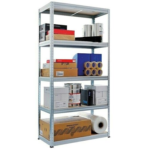 Metalni Kovinski regal Futur 175 (v 180 x š 90 x g 45 cm, nosilnost: 175 kg/polico) Cene