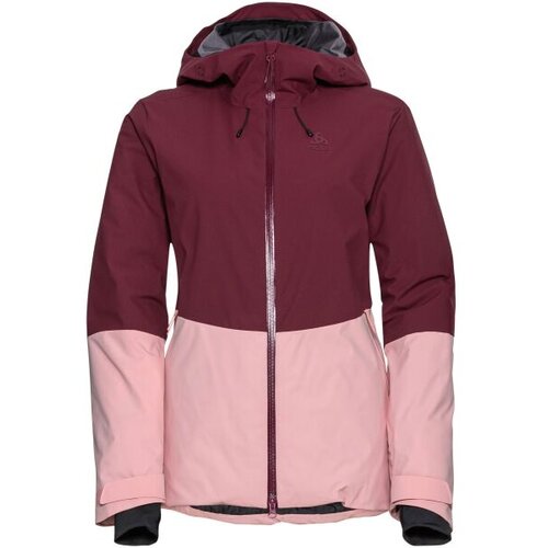 Odlo SKI BLUEBIRD S-THERMIC INSULATED JACKET Ženska jakna, boja vina, veličina Slike