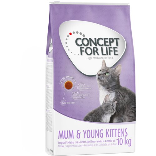 Concept for Life Mum & Young Kittens - poboljšana receptura! - 10 kg Cijene