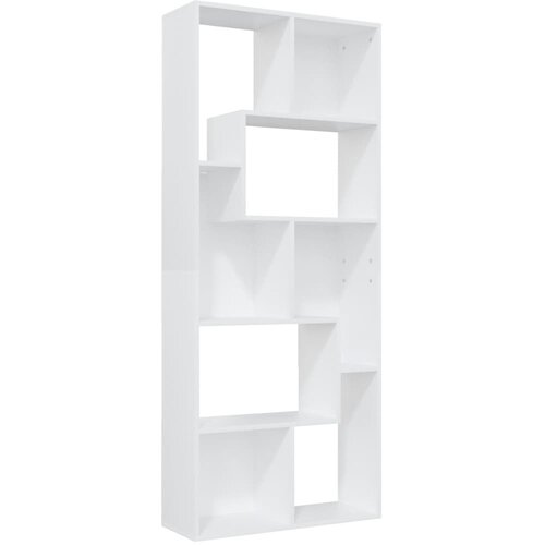 Maison Chic Knjižna omara - Knjižni regal bela 67x24x161 cm iverna plo&amp;scaron;ča, (21725743) Slike