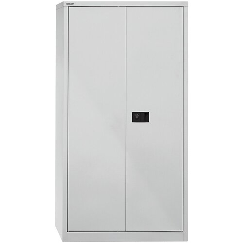 BISLEY Omara s krilnimi vrati UNIVERSAL, VxŠxG 1806 x 914 x 400 mm, 3 police, 4 nivoji, svetlo siva Cene