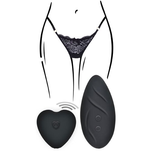 Toy Joy Angel Panty Vibe Black Cene