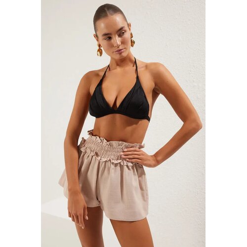 TRENDYOLMILLA Ženski &amp;scaron;orts Tbess25Sr00006, Bež Slike