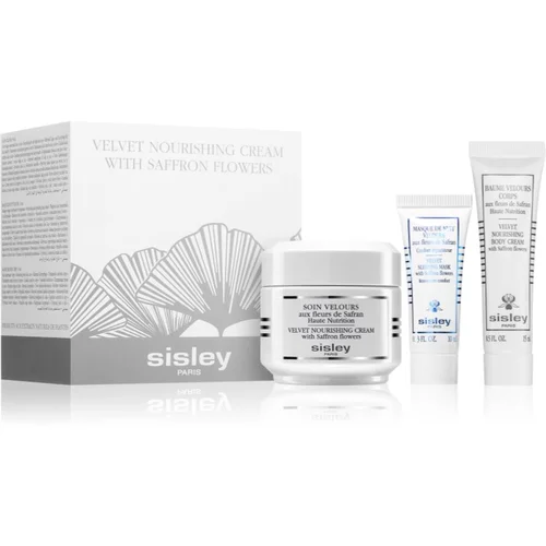 Sisley Velvet Nourishing Cream with Saffron Flowers set za nego kože