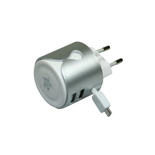 Mediacom Punjač Triple &amp;ndash; USB M-ZUSBCH3R Slike
