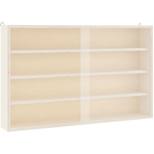  Drvena kolekcionarska vitrina s vratima 60x8,5x37 cm Slike