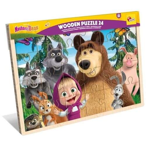 Lisciani Drvene puzzle Masha, 9 dijelova Cijene