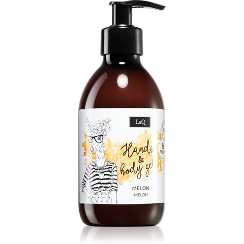 LaQ Fruit Line Melon osvežujoč gel za prhanje za roke in telo 300 ml Cene