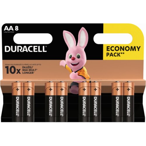 Duracell baterije duracell basic aa LR6 (8 kosov, 1,5 v) Cene